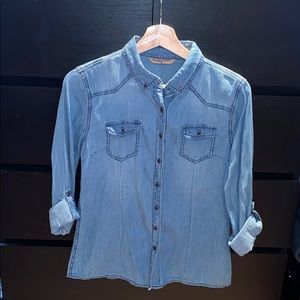 Highway Jeans Denim chambray button down